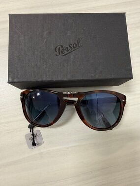 Persol 714 Sunglasses with Blue Lenses
